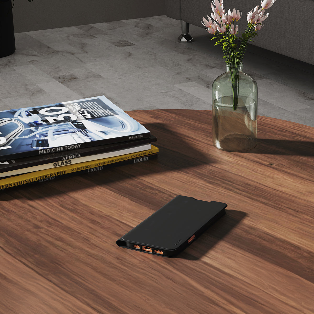 Book-style case with stand support for iPhone 17 Pro