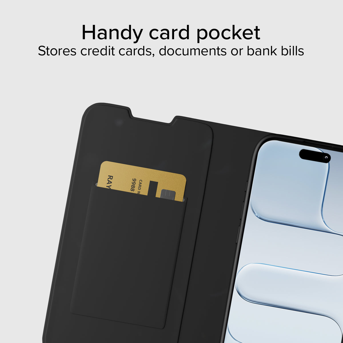 Étui portefeuille avec support pour iPhone Air