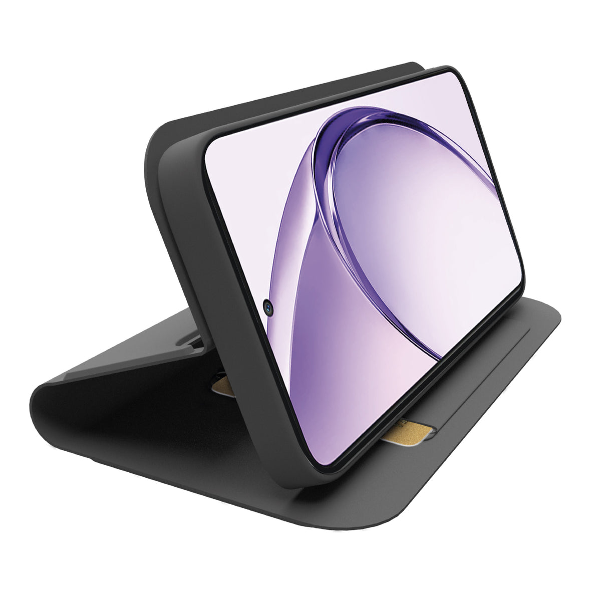Étui portefeuille avec support et surface douce au toucher pour Oppo A80