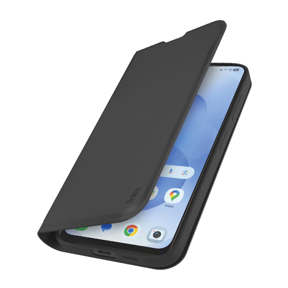 Funda libro con soporte y superficie suave al tacto para Samsung Galaxy S25 FE