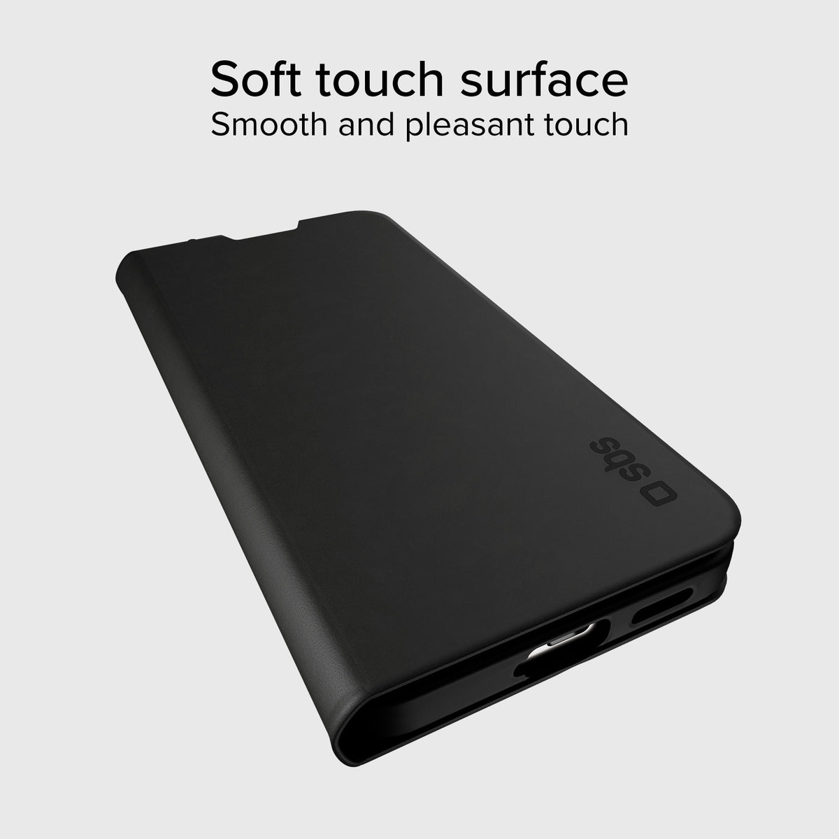 Klapphülle mit Ständer und Soft-Touch-Oberfläche für das Samsung S26+
