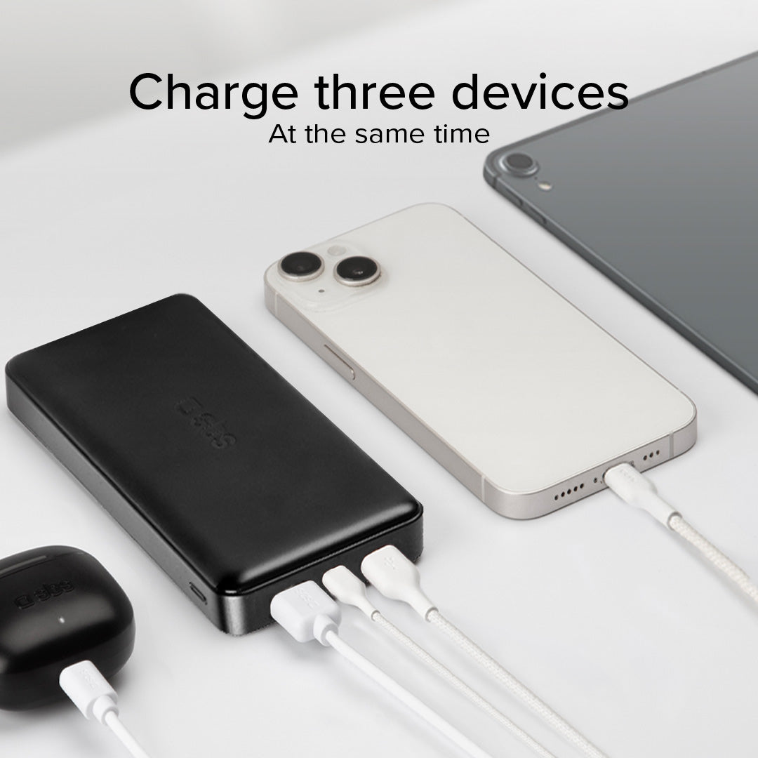 Powerbank fast charge de 20 000 mAh 2 USB
