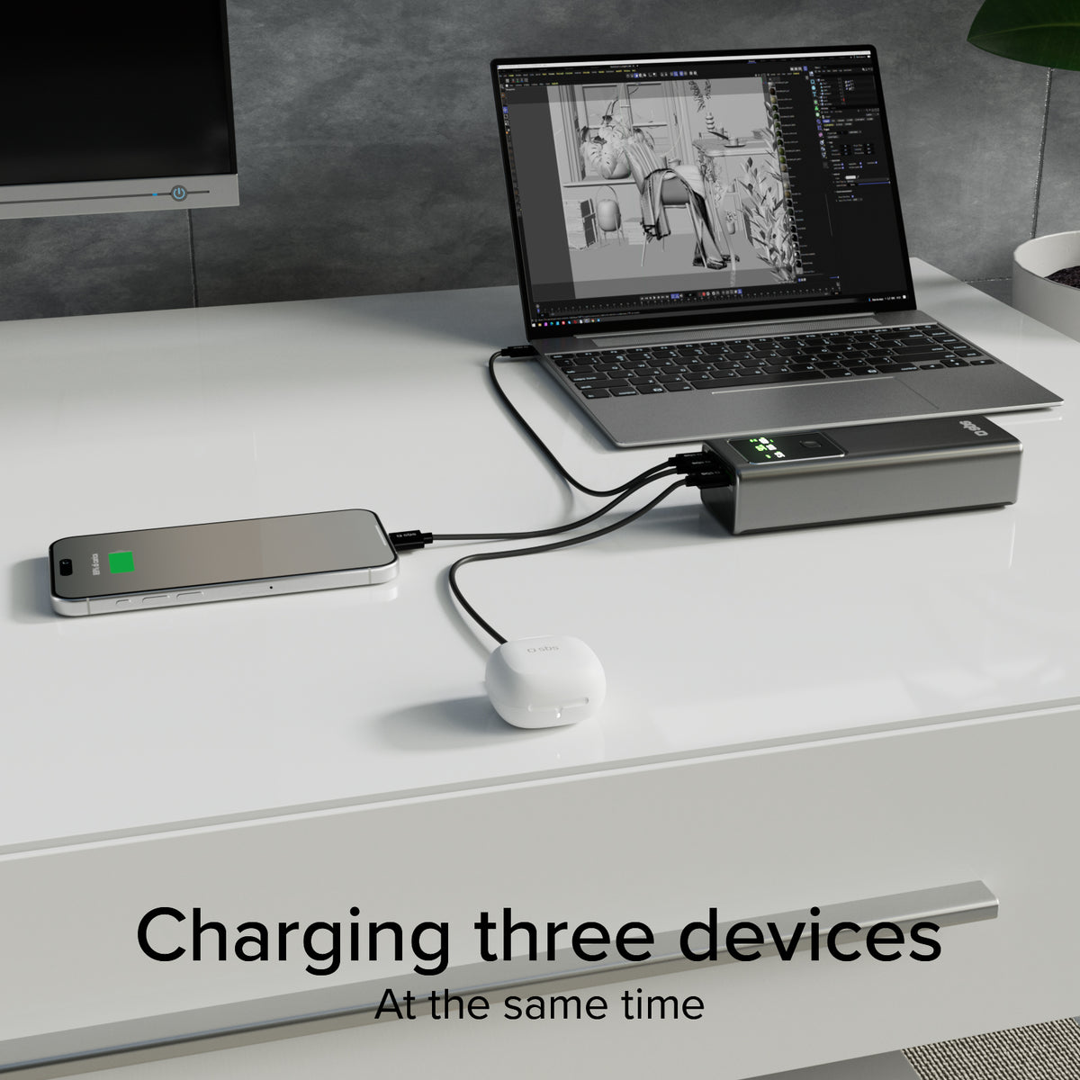 20,000 mAh LCD Power Bank with 100 W PD