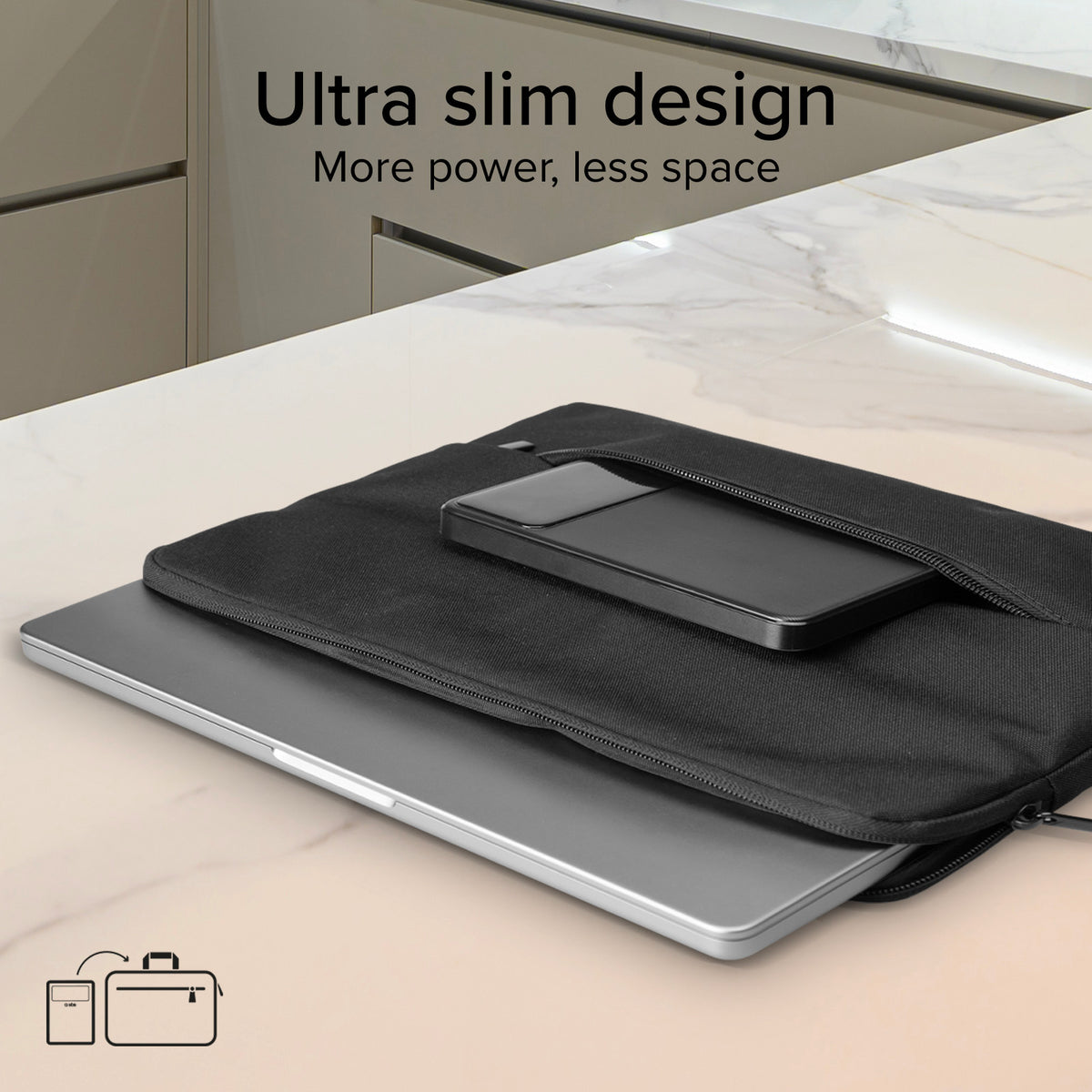 Power bank ultrafina de 20 000 mAh 100 W