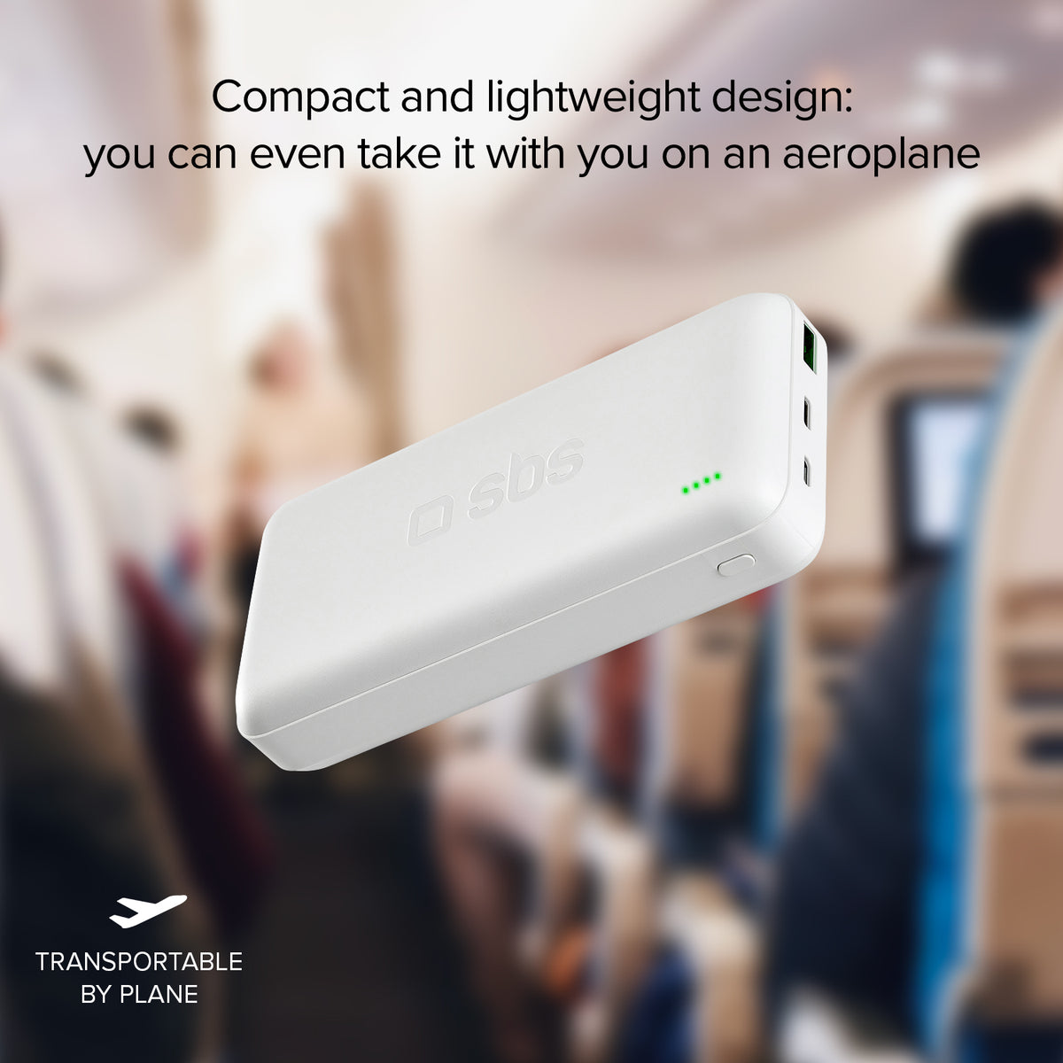 Powerbank 20.000 mAh multipuerto - con tecnología Power Delivery 20 W
