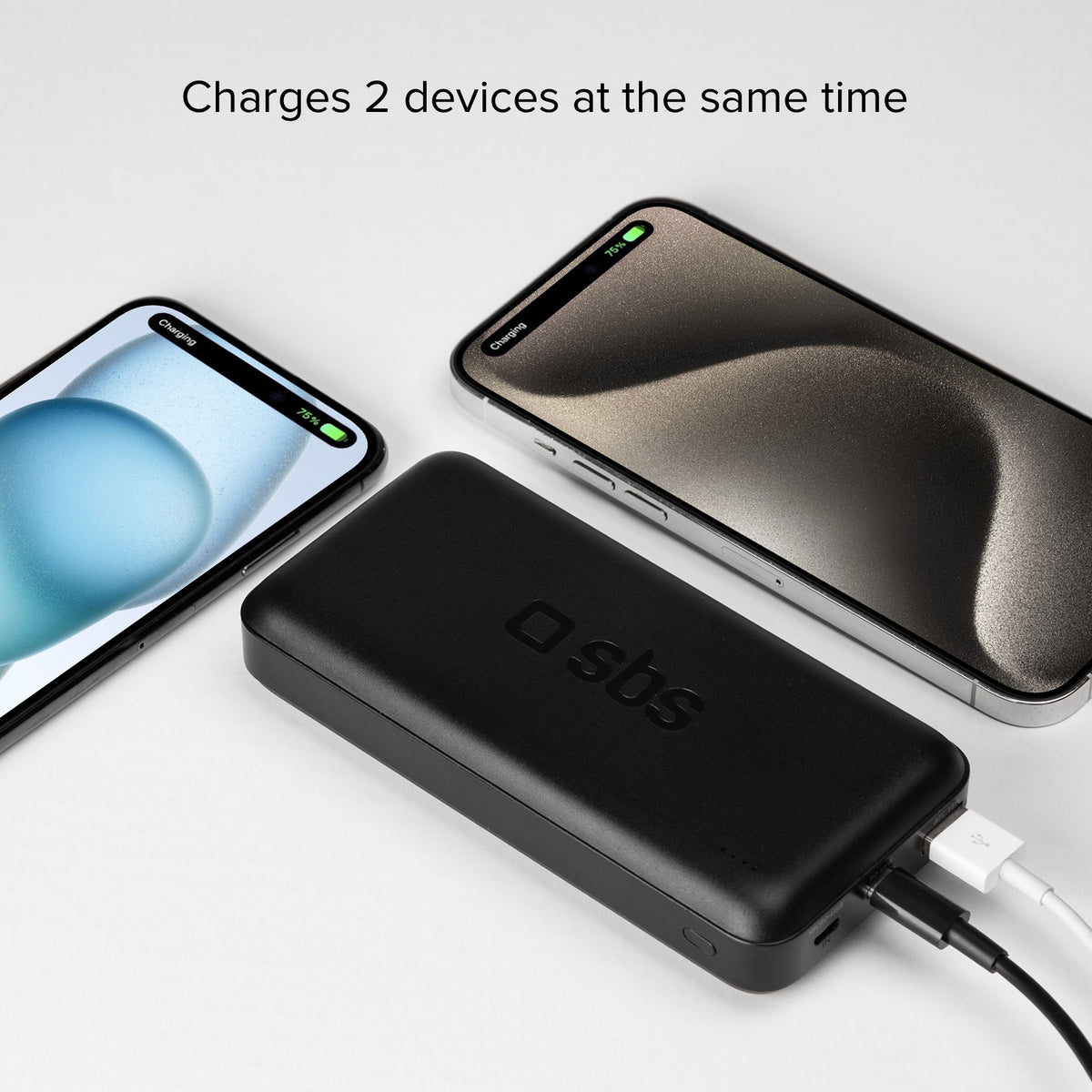 Power bank portatil de 20 000 mAh con Power Delivery de 45W