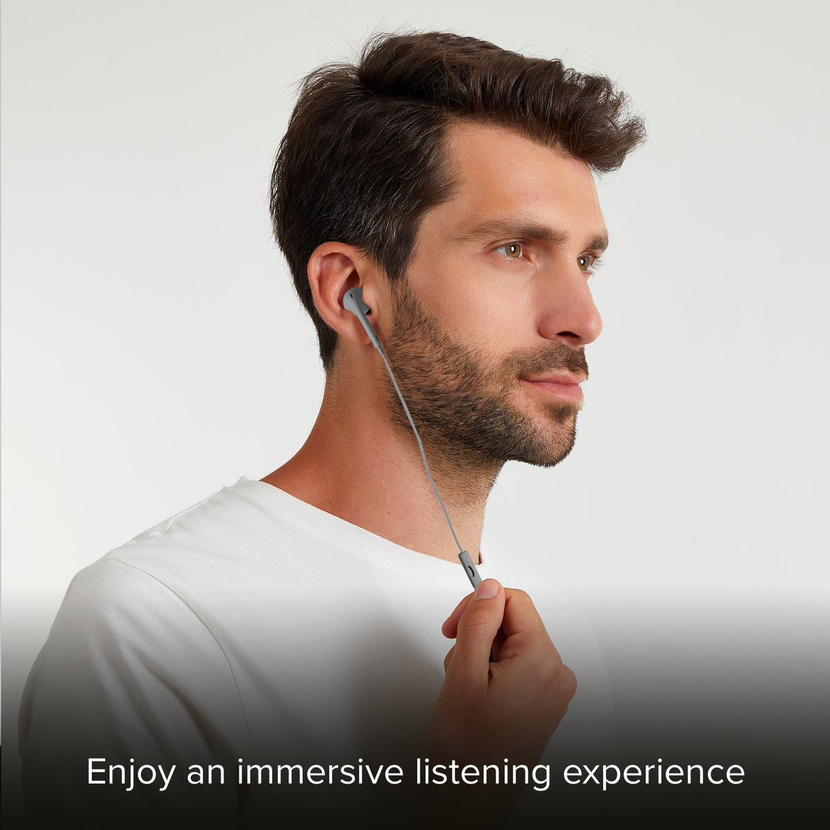 Kopfhörer mit Kabel Stereo Studio Mix 50, 3,5 mm-Klinkenstecker mit Mikrofon und Antworttaste