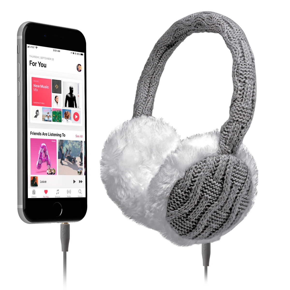 Cascos estéreo para el invierno Wool