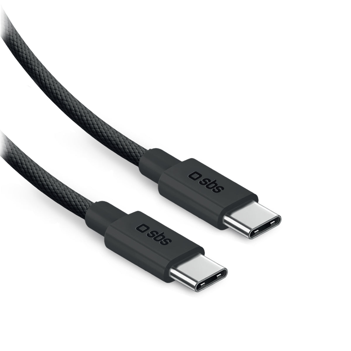 USB-C 2.0 charging and data cable 240W 2 metres in braided, anti-tangle nylon