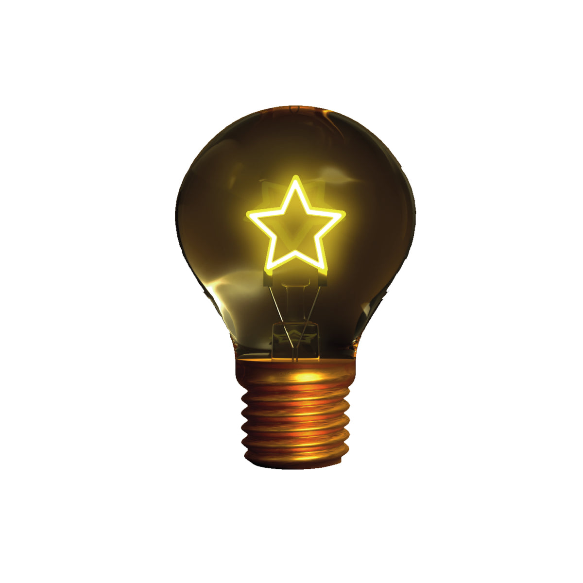 Decorative rechargeable table lamp "Star"