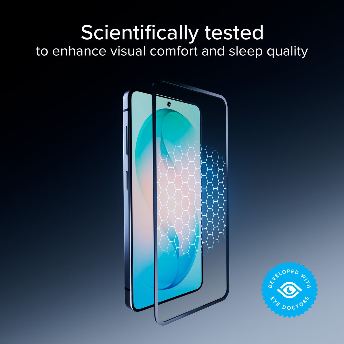 Full Cover Anti Blue Light Glass with Eyesafe® CPF60 technology for Samsung S26