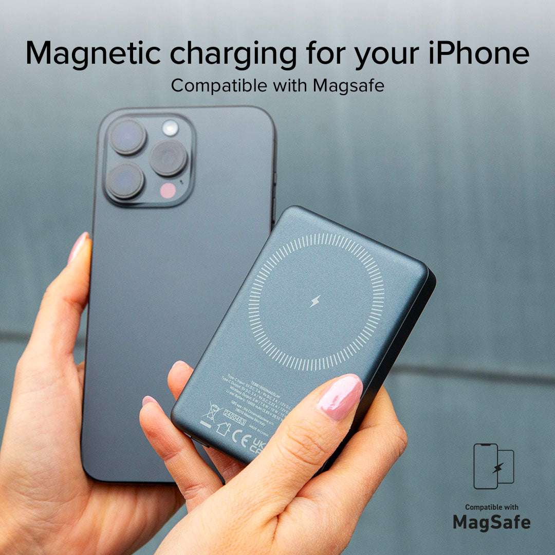 Power bank 10000 mAh compatible con MagSafe