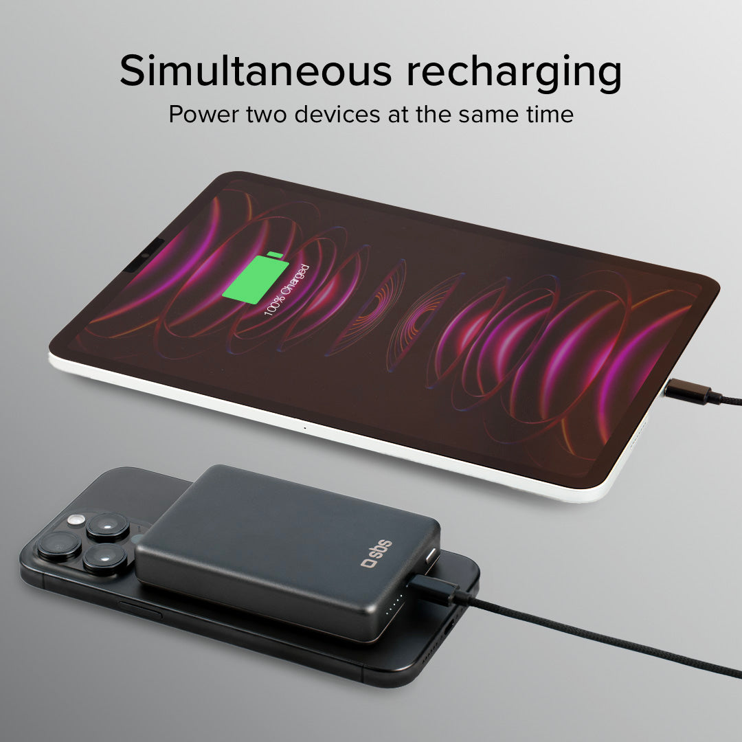 Power bank 10000 mAh compatible con MagSafe