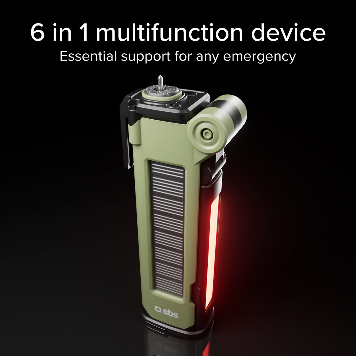 Multifunctional 3000 mAh Power Bank with SOS kit