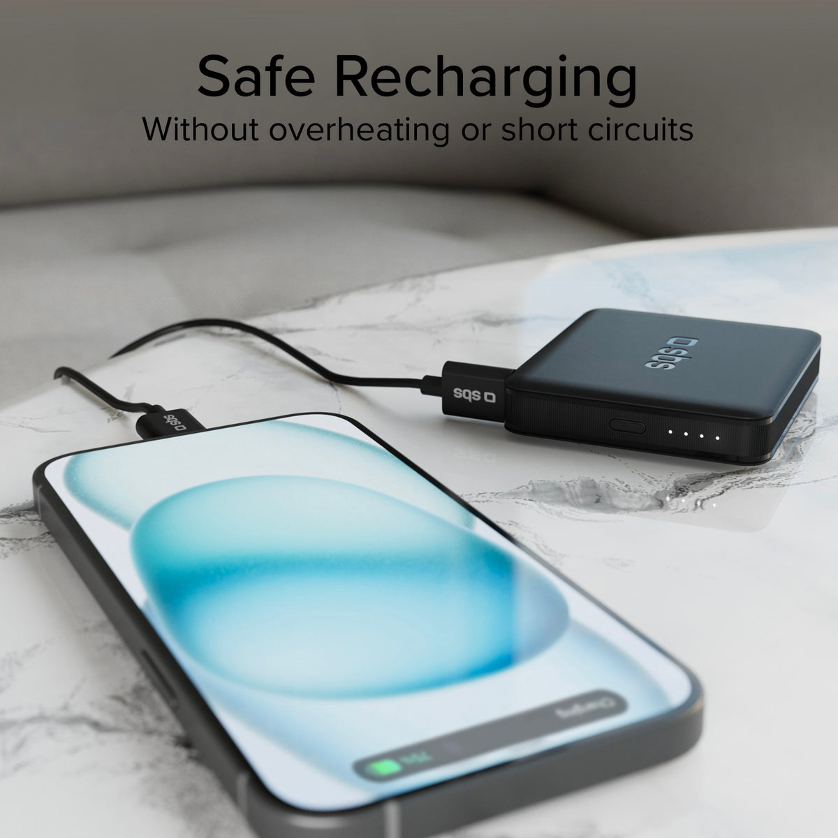High density 5000 mAh powerbank
