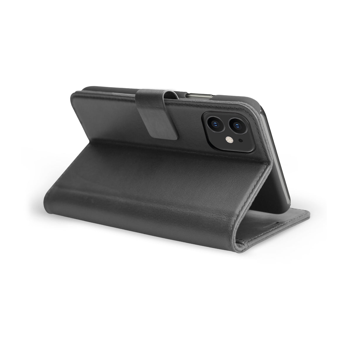 Housse en cuir véritable pour iPhone 12 Mini