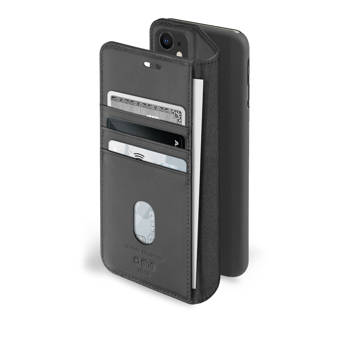 Housse en cuir véritable pour iPhone 12 Mini