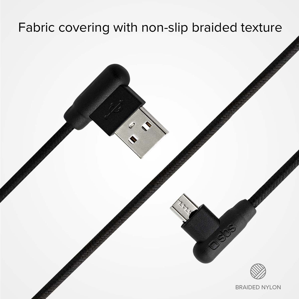 Micro-USB-Kabel mit 90°-Anschlüssen