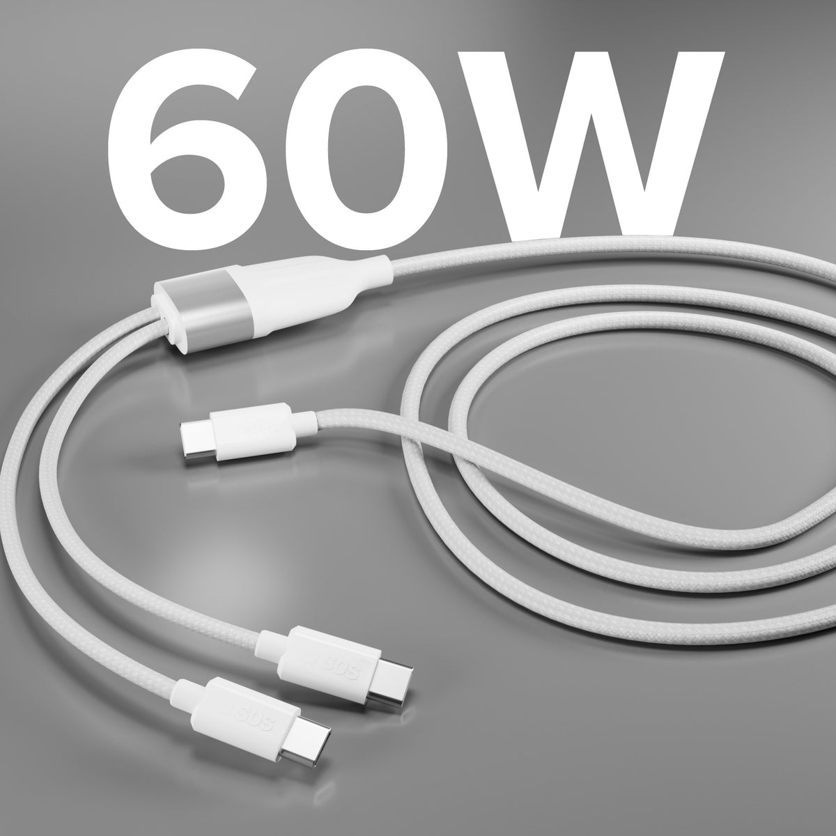 Répartiteur USB Type-C avec double sortie USB-C 60W