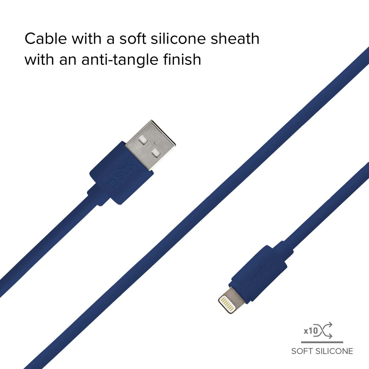 Cable de datos y de carga Lightning Colección Polo