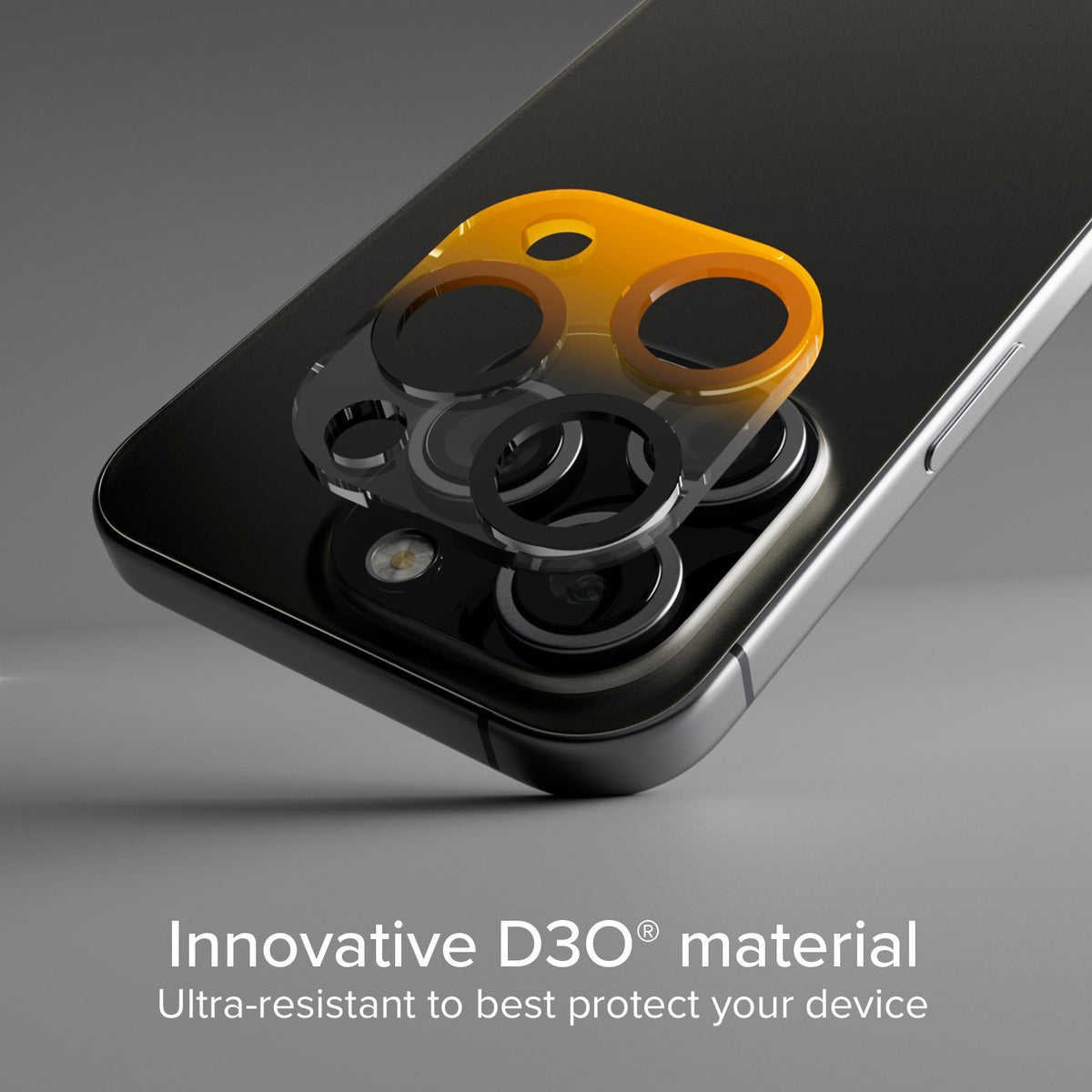 Kameraglas für iPhone 16 Pro/iPhone 16 Pro Max, mit D3O-Material