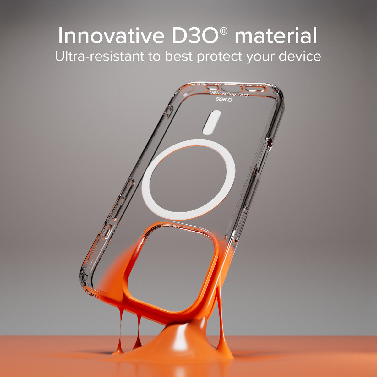 Ultra-strong case for iPhone 15 Pro with D3O technology