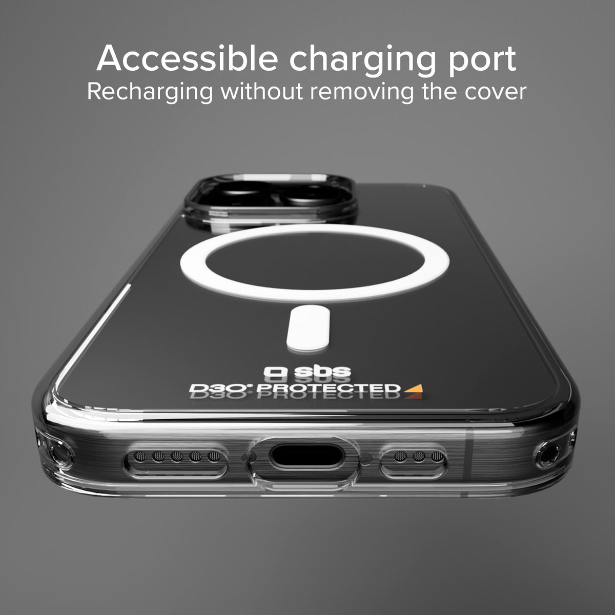 Extrem widerstandsfähiges Cover für iPhone 15 Pro Max mit D3O-Technologie