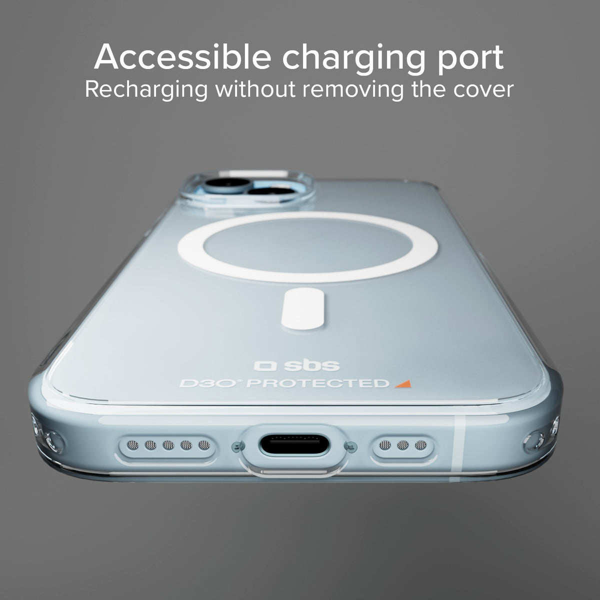 Extrem widerstandsfähiges Cover für iPhone 15 Plus mit D3O-Technologie