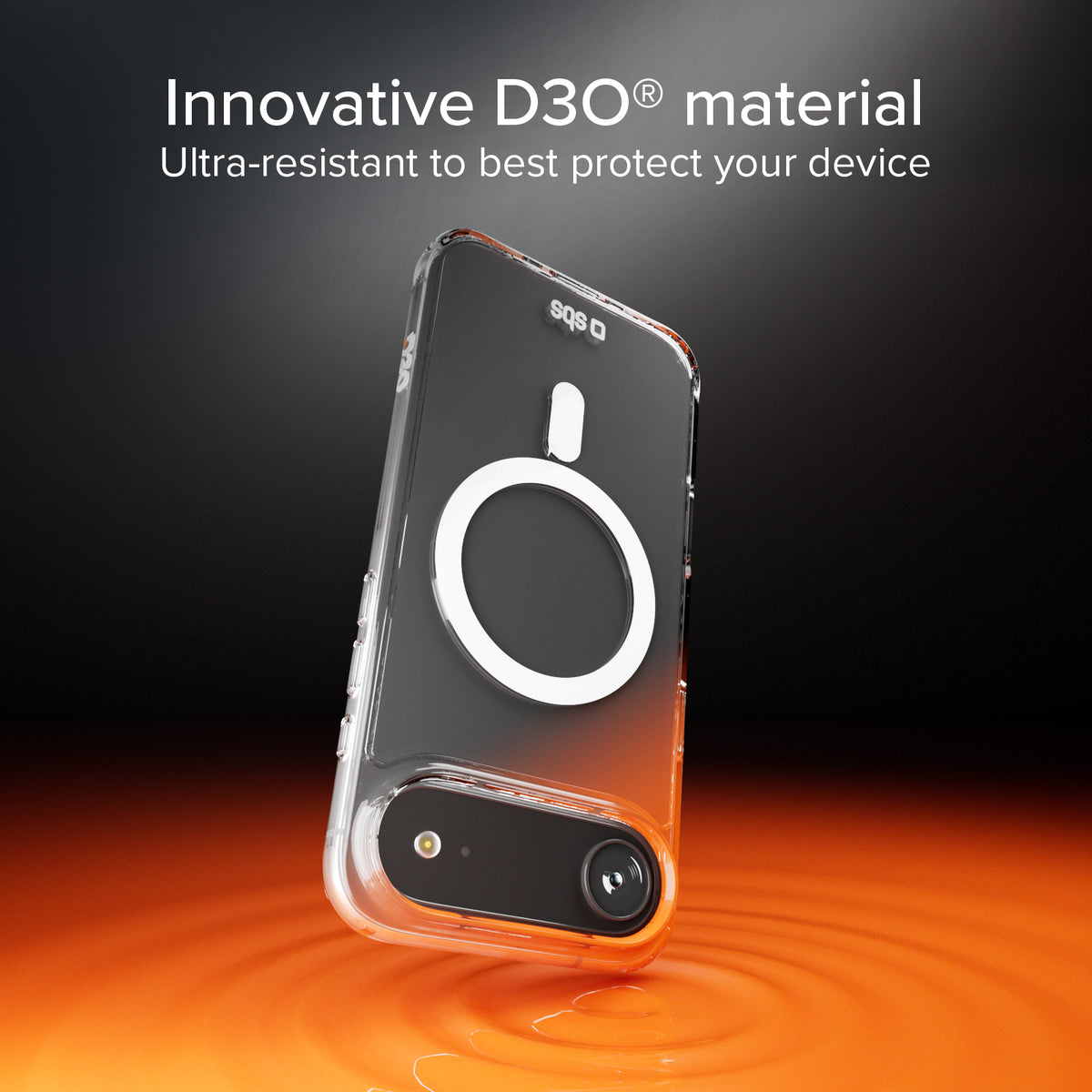Coque ultra-résistante pour iPhone Air avec technologie D3O