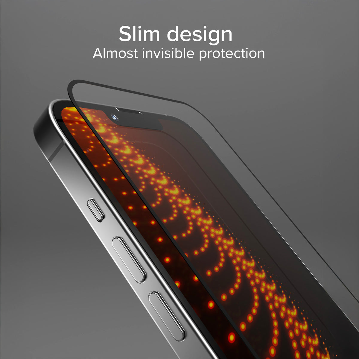 Ultra-strong screen protector for iPhone 16e/14/13/13 Pro with D3O technology