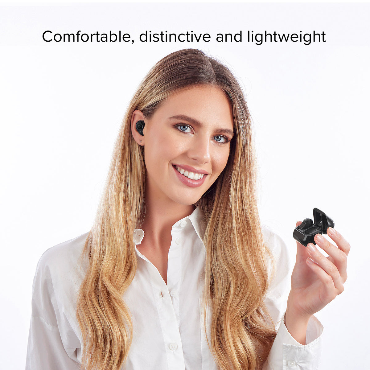 Twin Black Gem – TWS Halb-Ohr-In-Ear-Ohrhörer