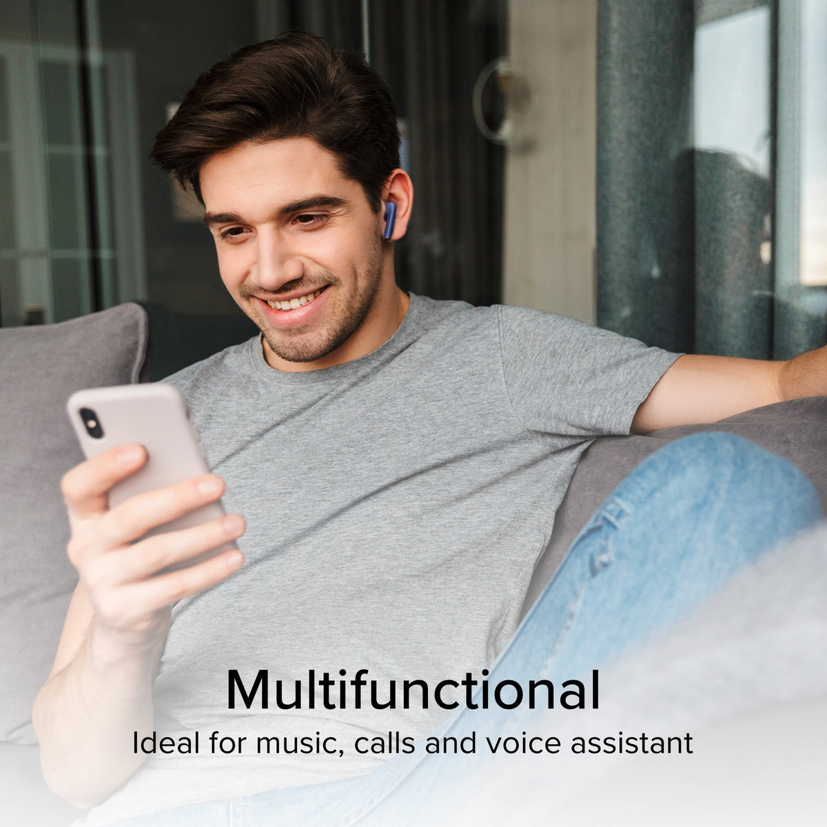 TWS One Color - écouteurs sans fil avec technologie True Wireless Stereo