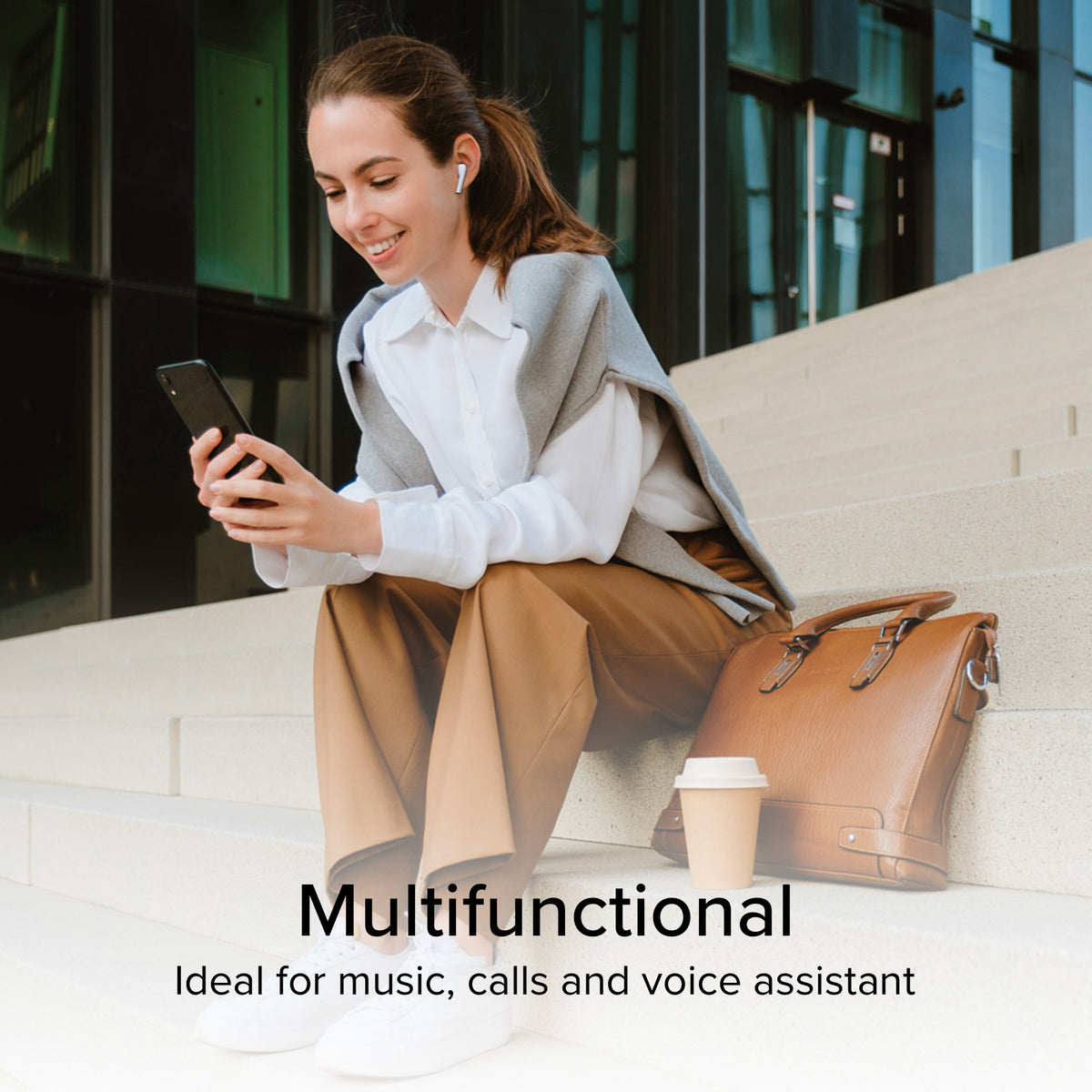 TWS One Color - écouteurs sans fil avec technologie True Wireless Stereo