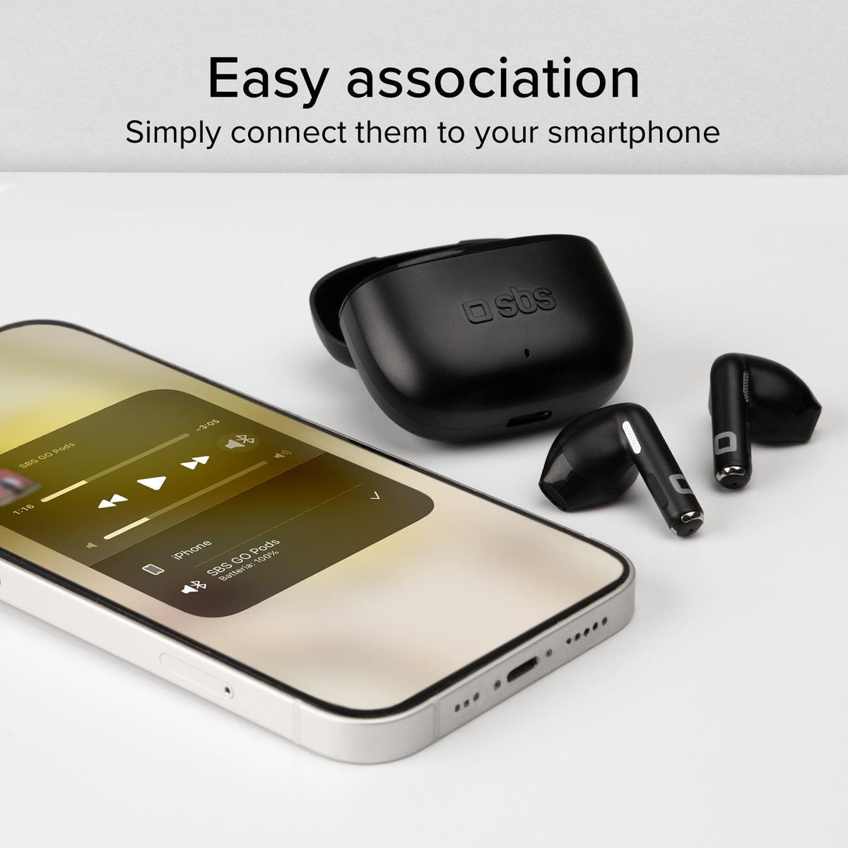 Semi-in-Ear-Ohrhörer TWS