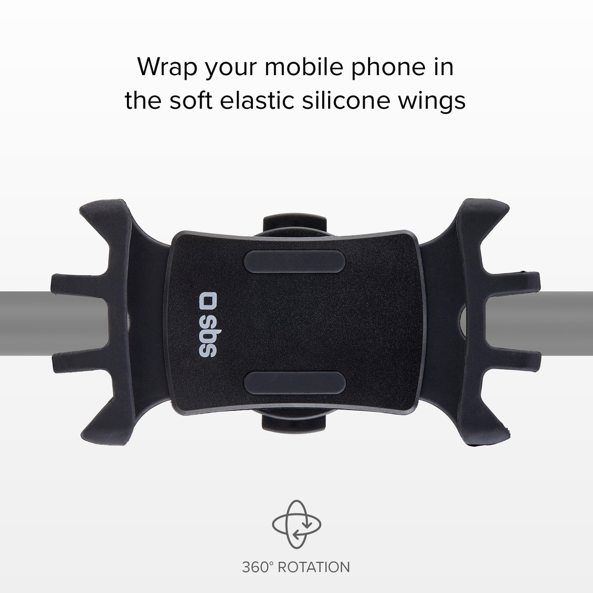 Support de téléphone portable pour vélo et trottinette 360°