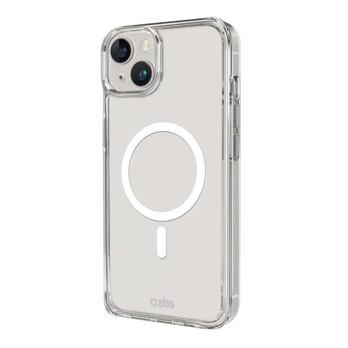 Funda rígida transp. carga MagSafe iPhone 15 Plus/14 Plus