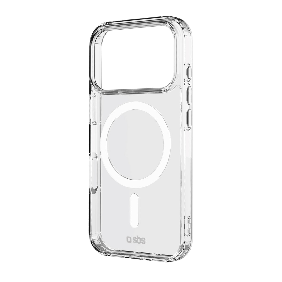 Rigid transparent case compatible with MagSafe charging for iPhone 17 Pro
