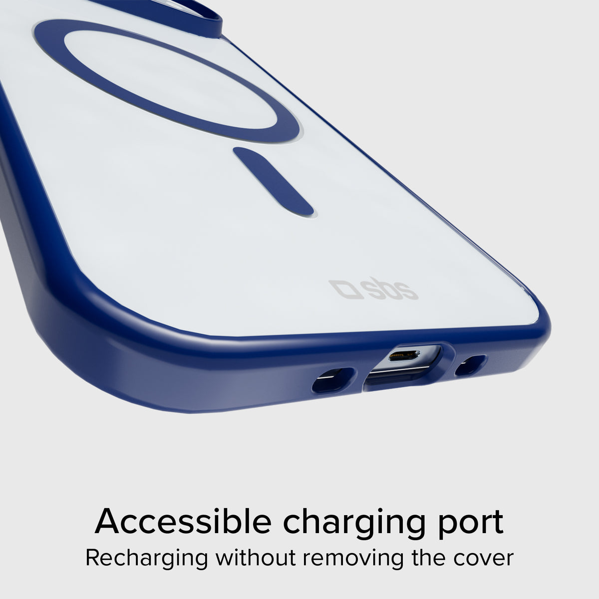 Cover for iPhone Air with coloured edges compatible with MagSafe charging