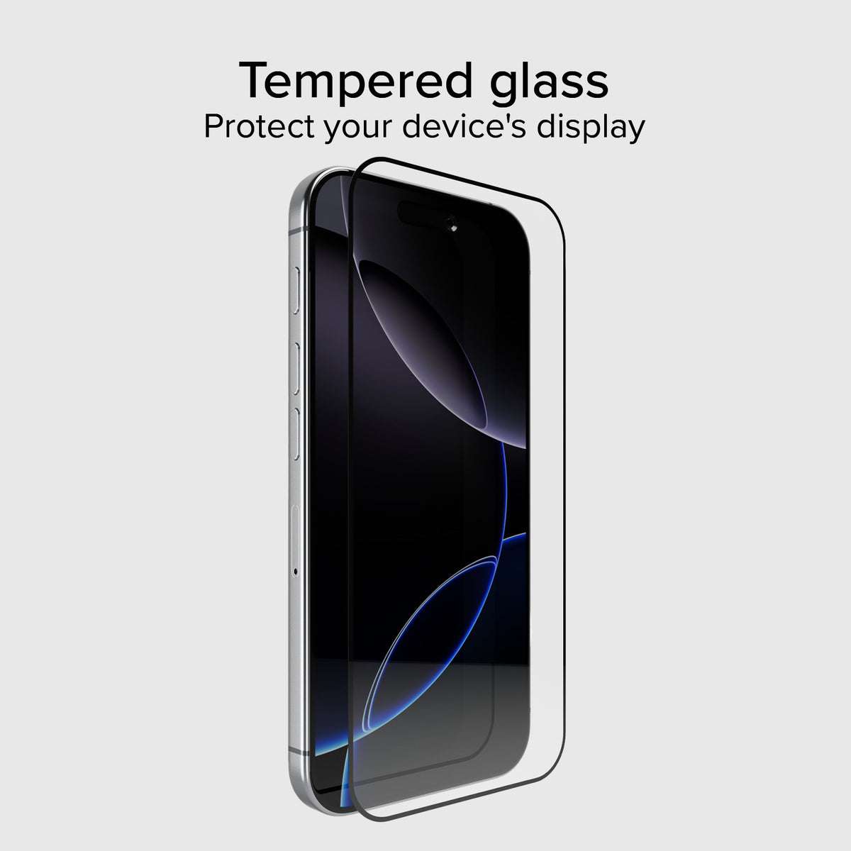 Vidrio protector de pantalla Full Cover para iPhone 16 Pro