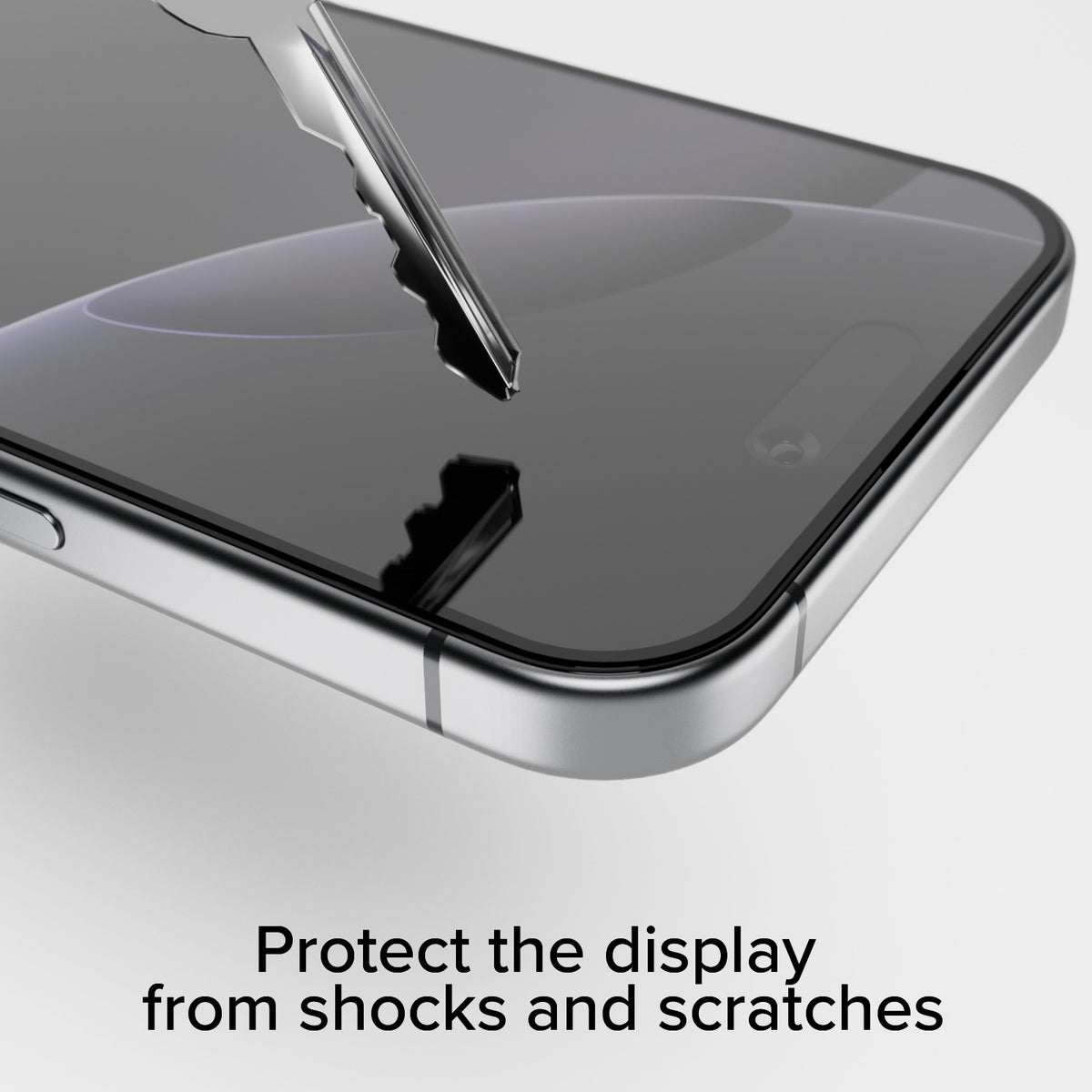 Vidrio protector de pantalla Full Cover para iPhone 16 Pro