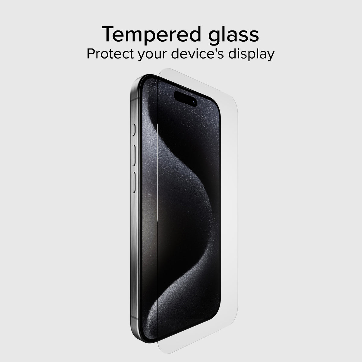 Glass screen protector for iPhone 15 Pro Max