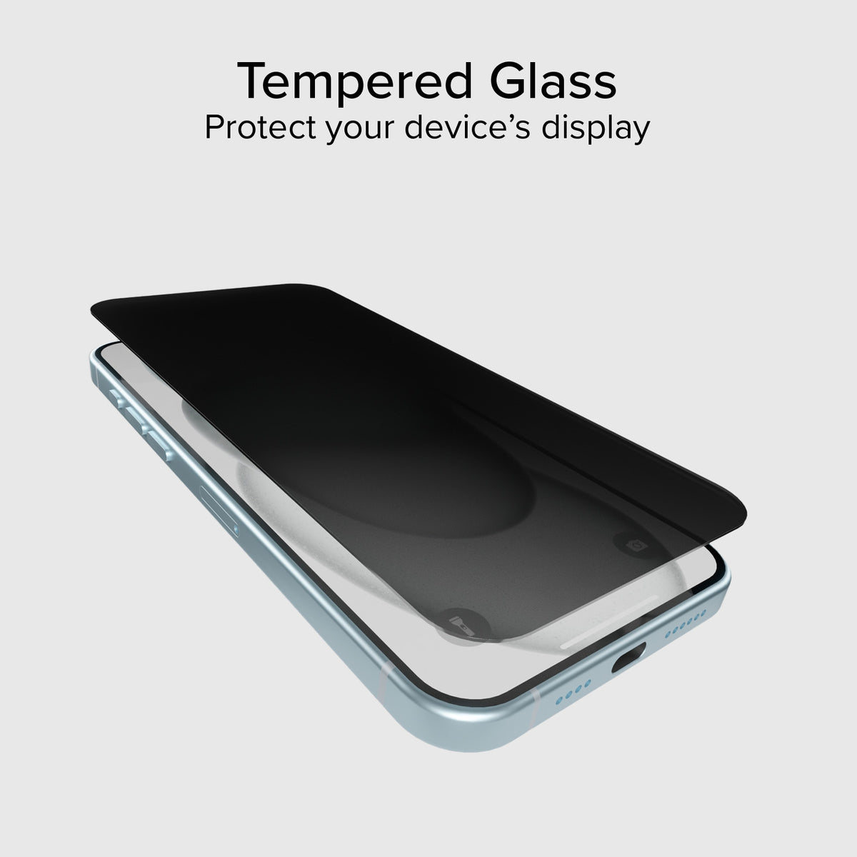 Glass screen protector Full Cover Privacy for iPhone 15 Plus
