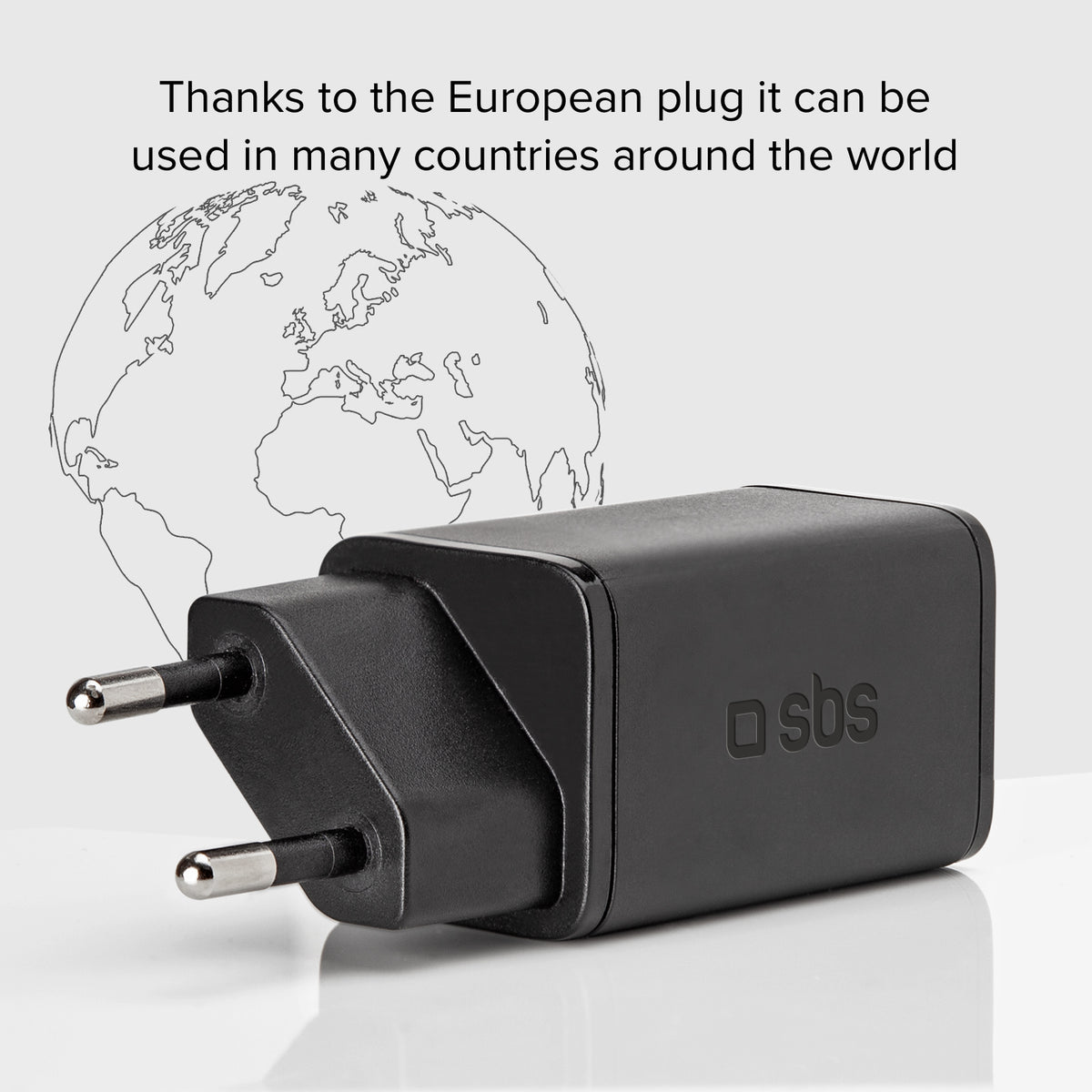 Chargeur mural GaN, 1 sortie USB-C Power Delivery 45W