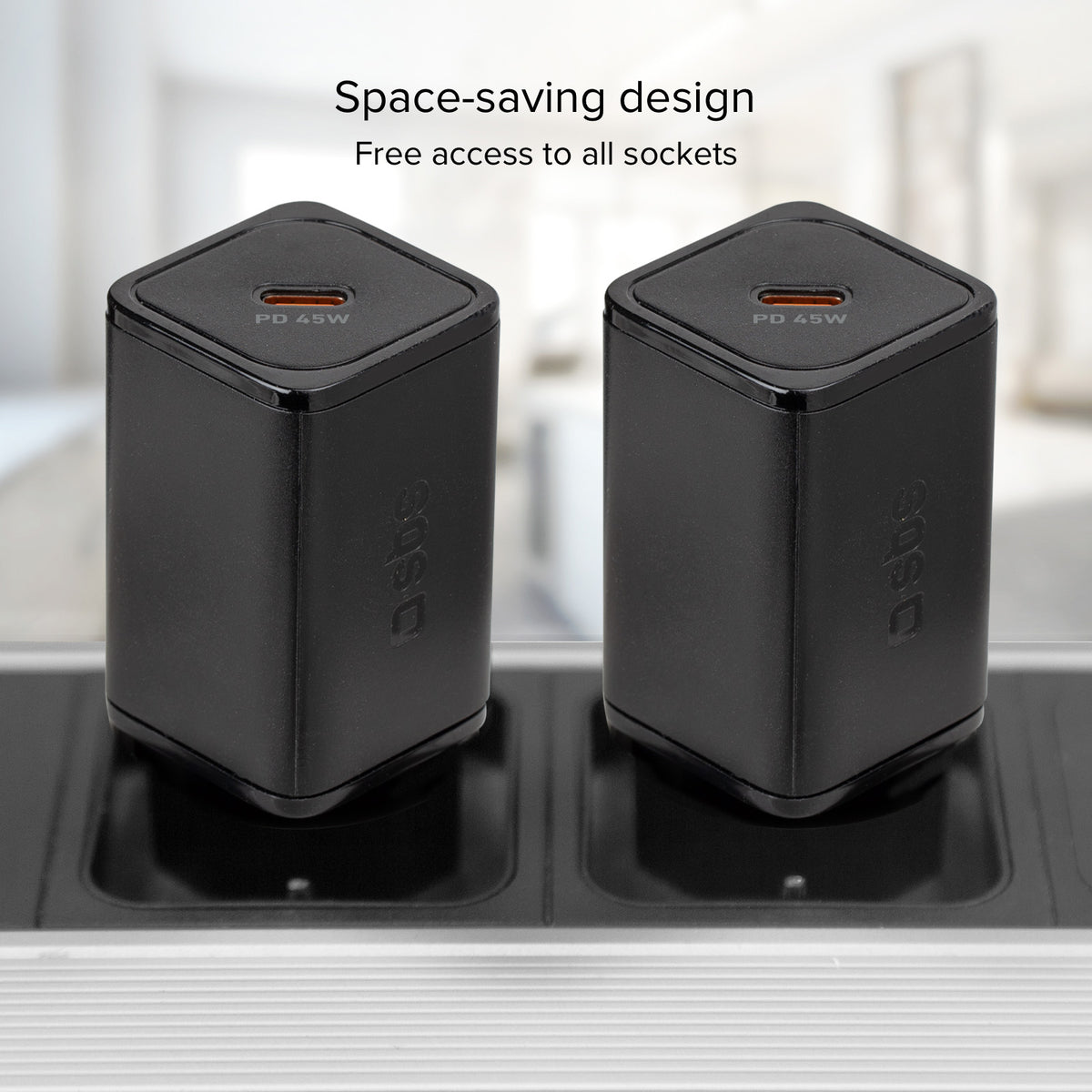Chargeur mural GaN, 1 sortie USB-C Power Delivery 45W