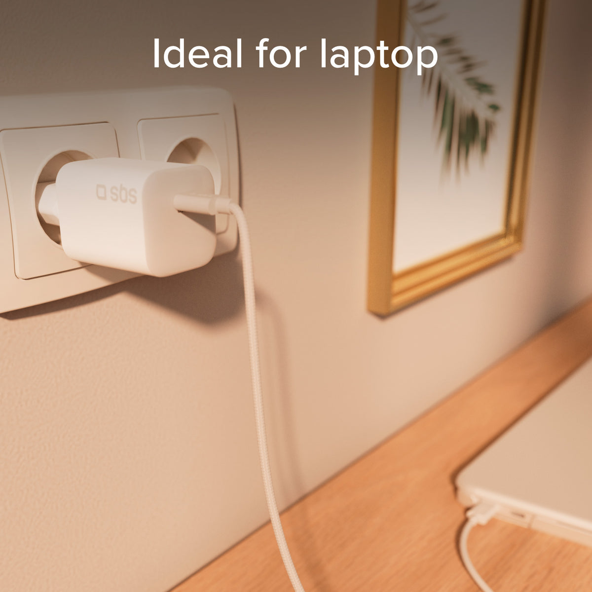 65 W USB-C GaN wall charger with Power Delivery 3.0 and Programmable Power Supply