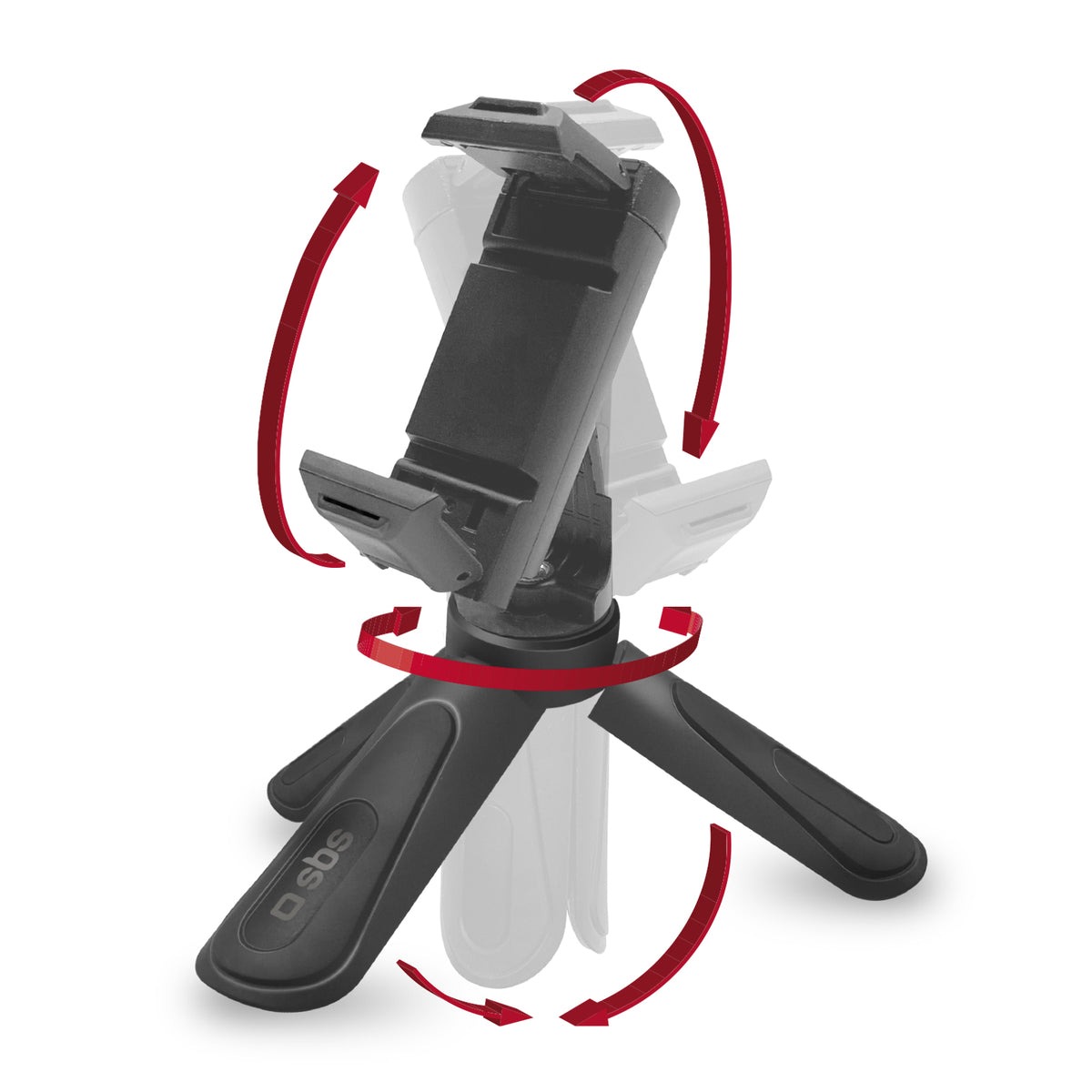 Tripod Pro compacto orientable
