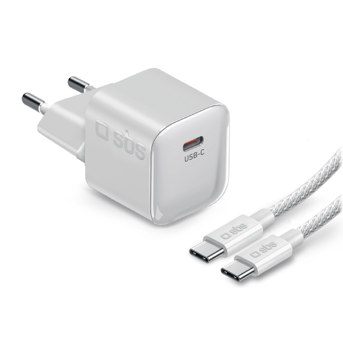 Charging Kit with 40W Wall Charger and 1.5 m Anti-Tangle Braided USB-C Cable