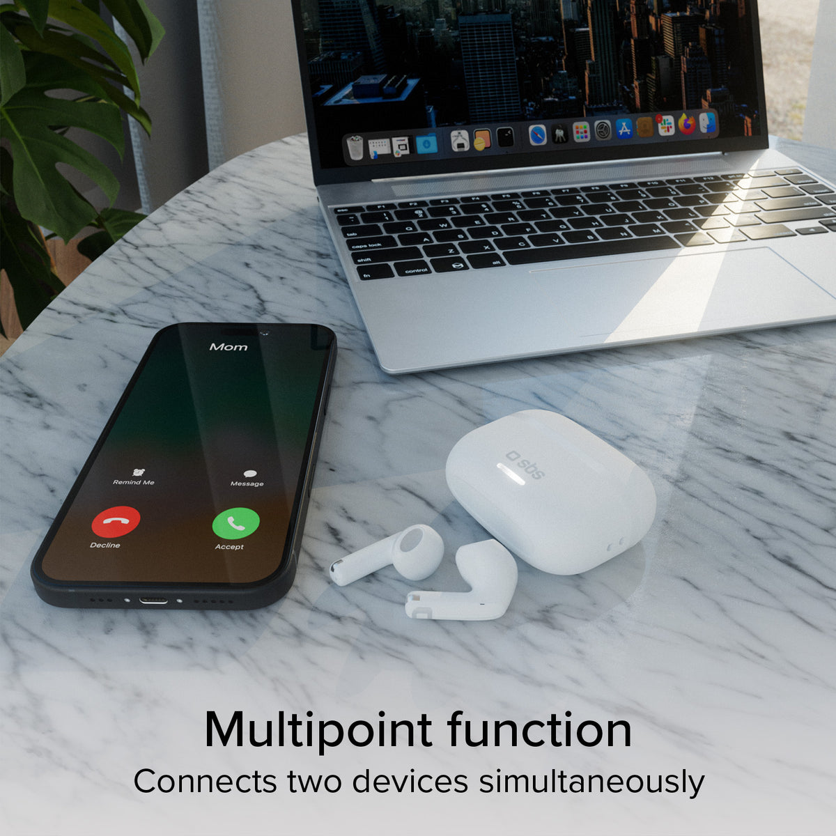 TWS-Multipoint Air Space-Kopfhörer mit ANC und Touch-Bedienung