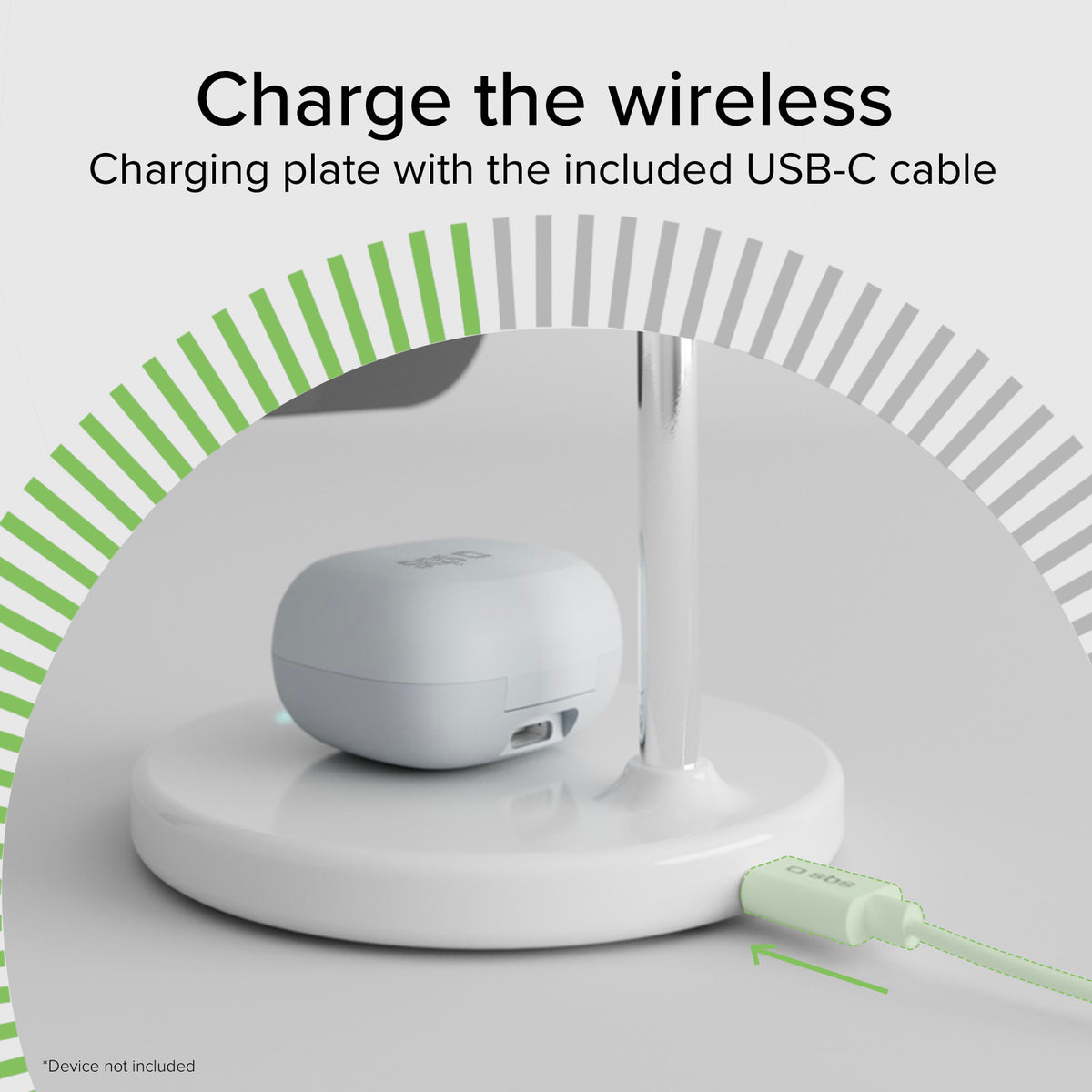 Stazione ricarica wireless Qi2 2x1 per iPhone, Android, auricolari wireless