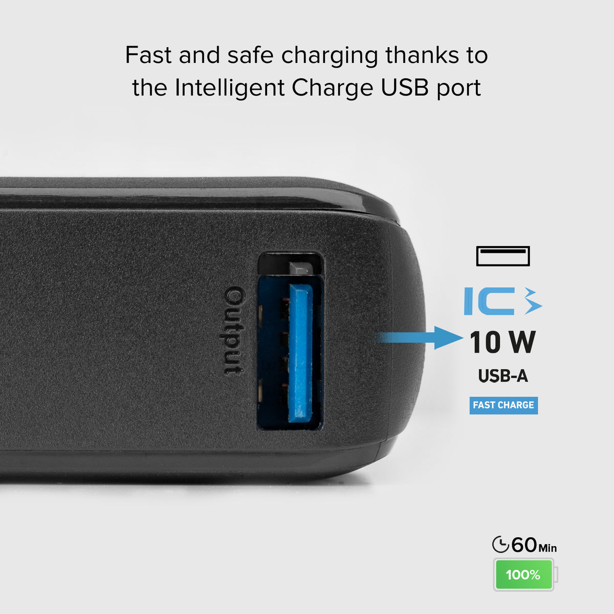Power bank ultra compatto da 10000 mAh 